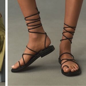 Seychelles Lilac Lace Up Sandals